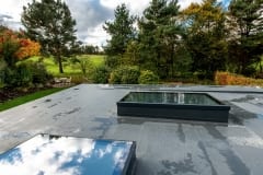 Large Glass Flat Rooflight by Atlas Roofs